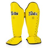 Fairtex SP5 Muay Thai Shin Pads - Yellow