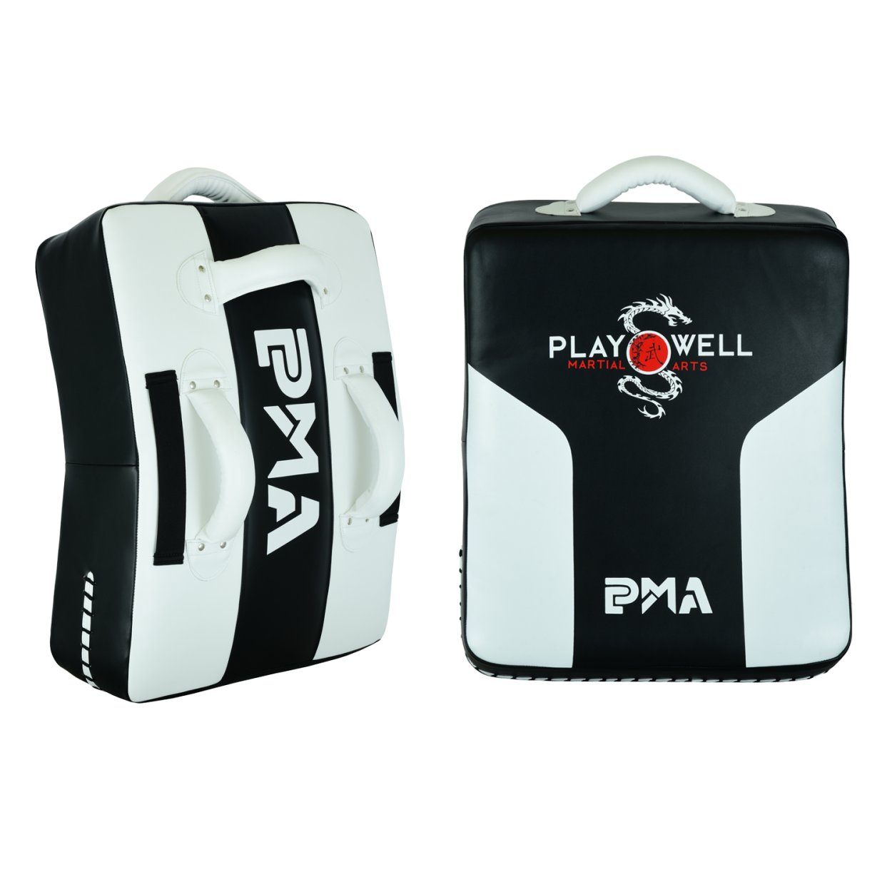 PMA Deluxe Curved Kick Shield W/ Grip Bar - Click Image to Close