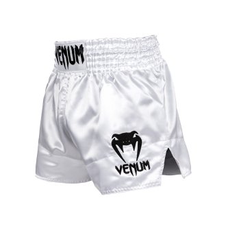 Venum Classic Muay Thai Shorts - White