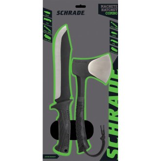 Schrade 2pc Hatchet & Machete Combo Set