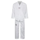 WTF Approved Taekwondo White V Fighters Suit