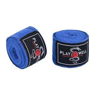 Childrens Boxing Hand Wraps Pair 2.5M - Blue - PRE ORDER