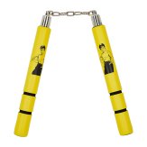 NR-020: Game Of Death Yellow Bruce Lee Foam Nunchucks BB