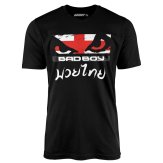 Bad Boy Uk Flag Muay Thai Fighter T Shirt - Black