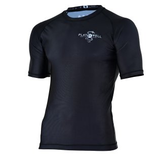 Playwell Black No Gi Short Sleeve Rash Guard - PRE ORDER