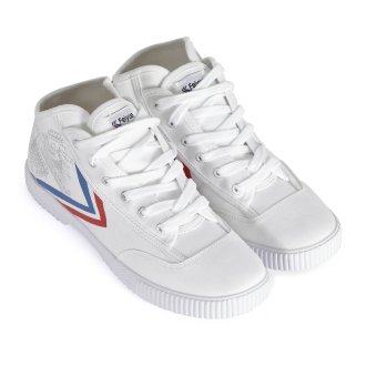 High Top Feiyue Vintage Wushu Training Shoes : White