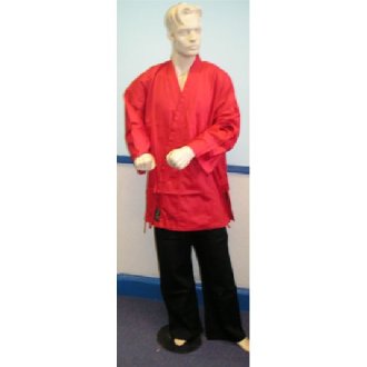 Karate Uniform : Red Jacket with Black Trousers: Children's