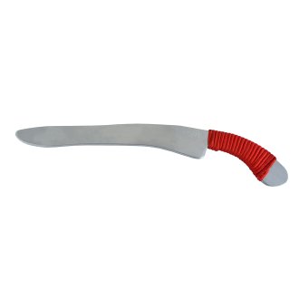 Metal Blunt Roped Grip Long Training Knive : No 4 - PRE ORDER