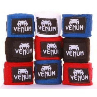 Venum Childrens MMA Boxing Hand Wraps - 2.5M - Black