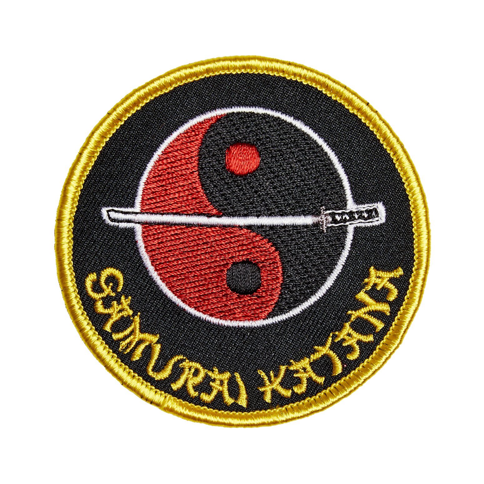 Samurai Katana / Yin Yang Patch - Click Image to Close