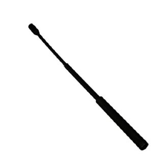 Indestructible Plastic Three-Section Staff - Black Plastic 3-Sectional Staff  - High-Quality Weapons