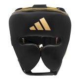 Adidas Adistar Pro Boxing Head Guard - Black/Gold