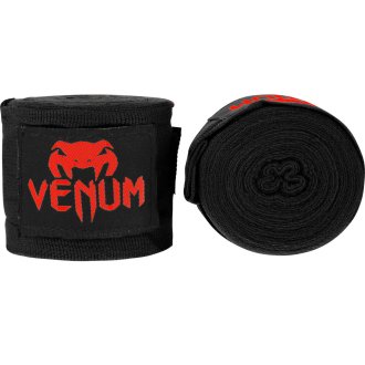 Venum MMA Boxing Hand Wraps Black/Red- 4.M