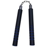 NR-028: Foam Nunchaku Chain With Grip : Blue grips ( E118)