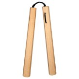 NR-036W: Nunchaku Octagonal with Cord: White Oak - PRE ORDER