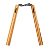 NR-074B: Octagonal Bamboo Striped Nunchaku W/ Cord