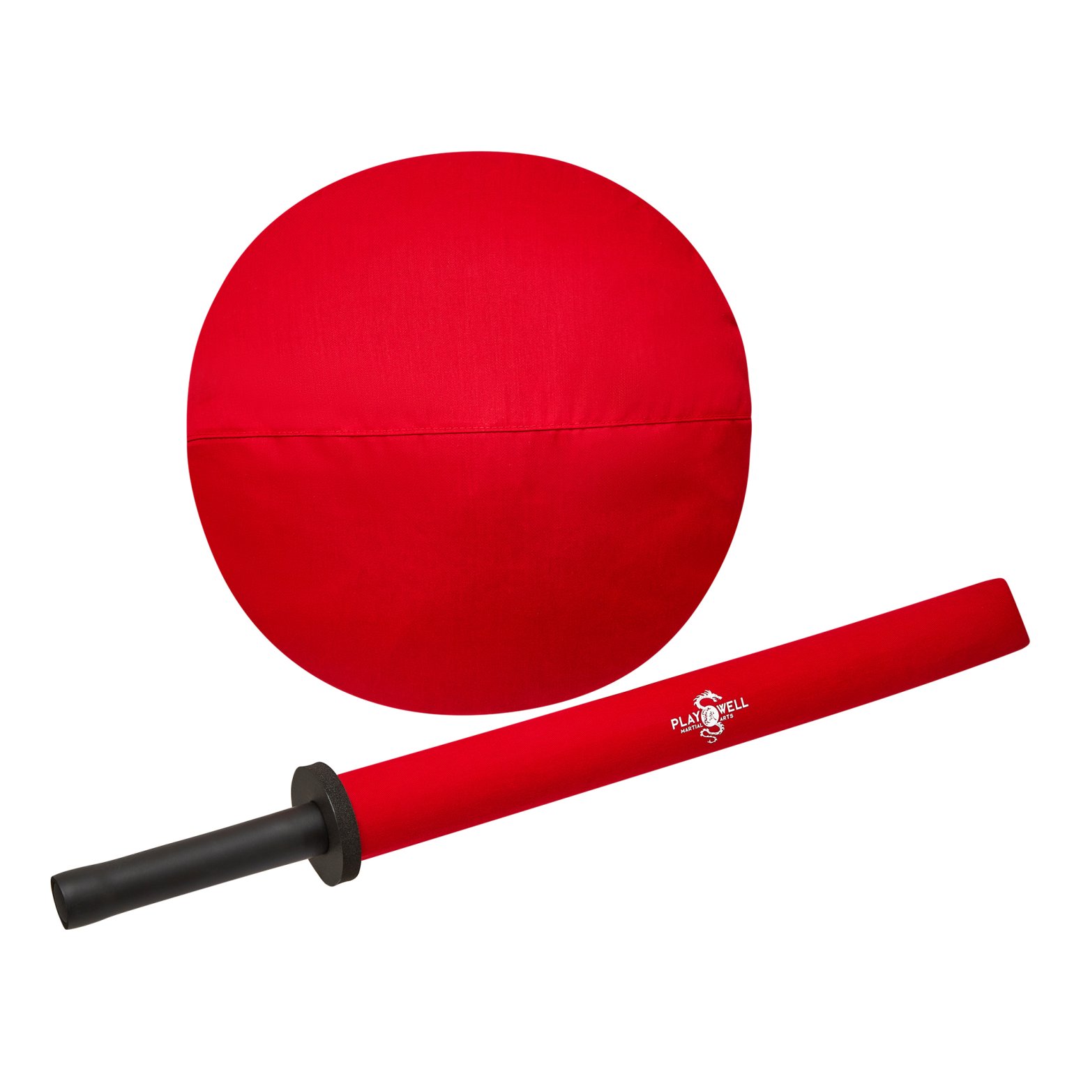 Childrens Sparring Full Contact Sword & Shield Set - Red - Click Image to Close