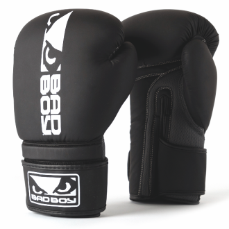 Bad Boy Appolo Matte Boxing Gloves - Black/White