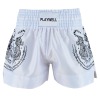 Twin Tiger Satin Muay Thai Competition Fight Shorts - White