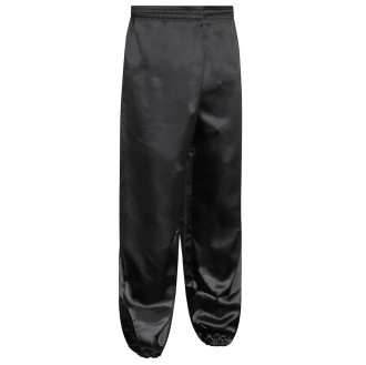 Wushu Black Silk Trousers
