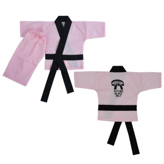 Baby Karate Suit - Pink (Infant Uniform)