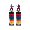 Round Belt Display Stand With Girl/Boy Karate Figure