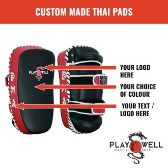 Custom Made Martial Arts Thai Pads - Your Logo
