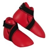 Semi Contact Point Sparring Boots - Red