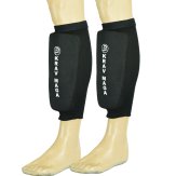 Krav Maga Black Heavy EVA Padding Elasticated Shin Guards