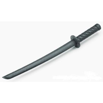 34 Ninja Sword, Bokken Martial Arts Training Sword, Black Hard Plastic  Sword