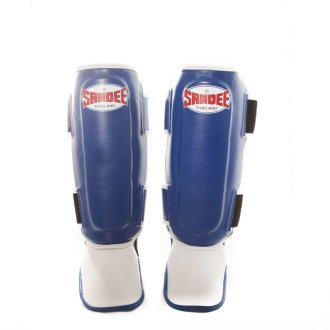 Sandee Authentic Muay Thai Shin Guards - Blue