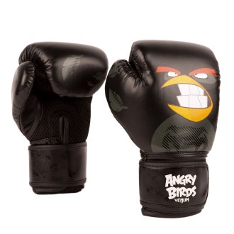 Venum Kids Angry Birds Boxing Gloves - Black