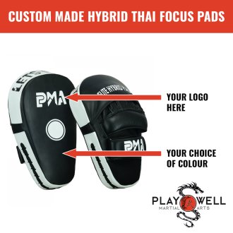 Custom Made Martial Arts Hybrid Focus Pads - Your Logo