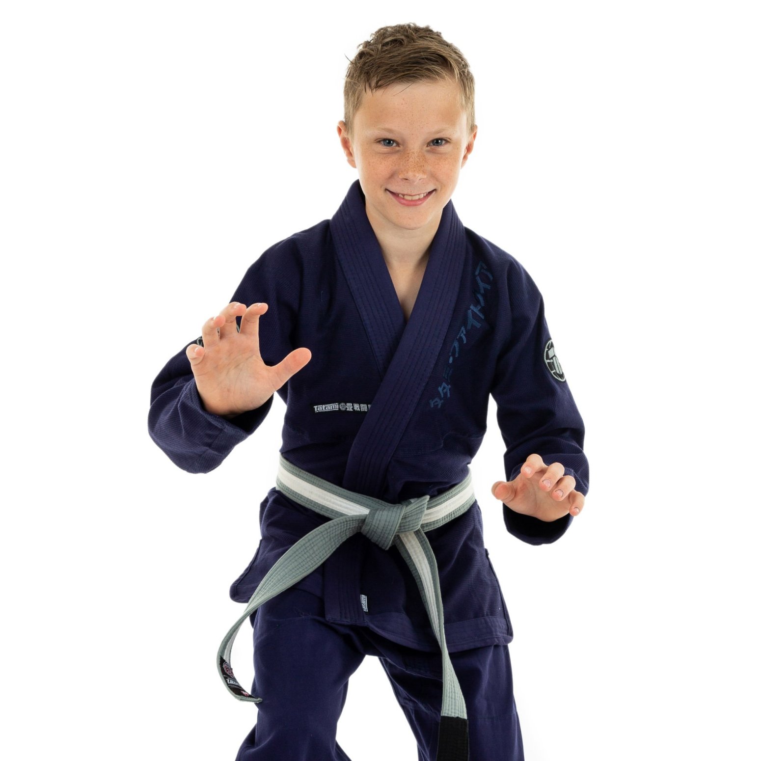 Tatami Kids Original V2 Navy Jiu Jitsu Gi - Click Image to Close