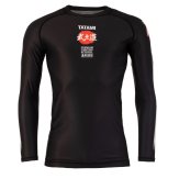 Tatami Black Bushido Long Sleeve Rash Guard