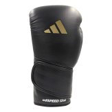 Adidas Adispeed Leather Boxing Gloves - Black