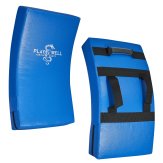 Deluxe Vinyl Blue Curved Shield - Large