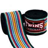 Twins Black Traditional Cotton Hand Wraps - 5M