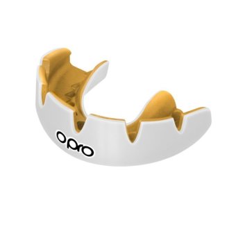 Opro Adults Instant Custom Fit Mouth Guard For Braces - White