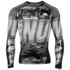 Venum MMA Tactical Camo Long Sleeve Rash Guard - Black/Grey Venum MMA Tactical Camo Long Sleeve Rash Guard - Black/Grey
