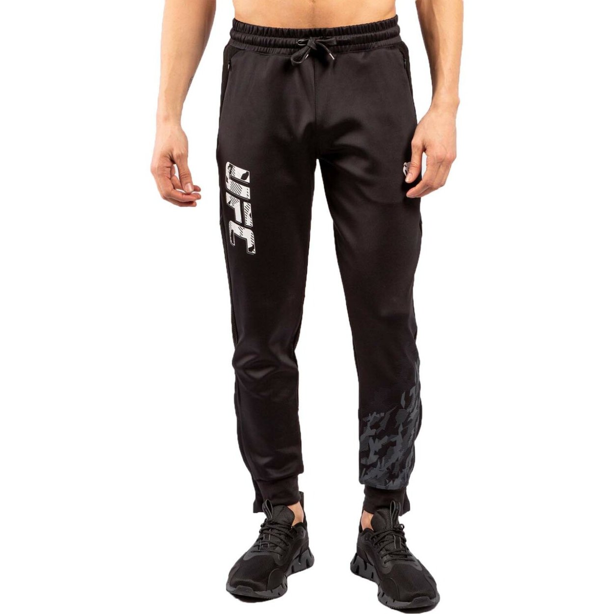 Venum x UFC Authentic Fight Week Polyester Joggers - Black - Click Image to Close