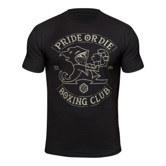 Pride or Die MMA Black Boxing Club T Shirt