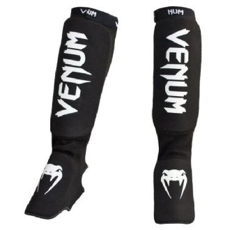 Venum MMA Contact Shin & Instep Guards - Black