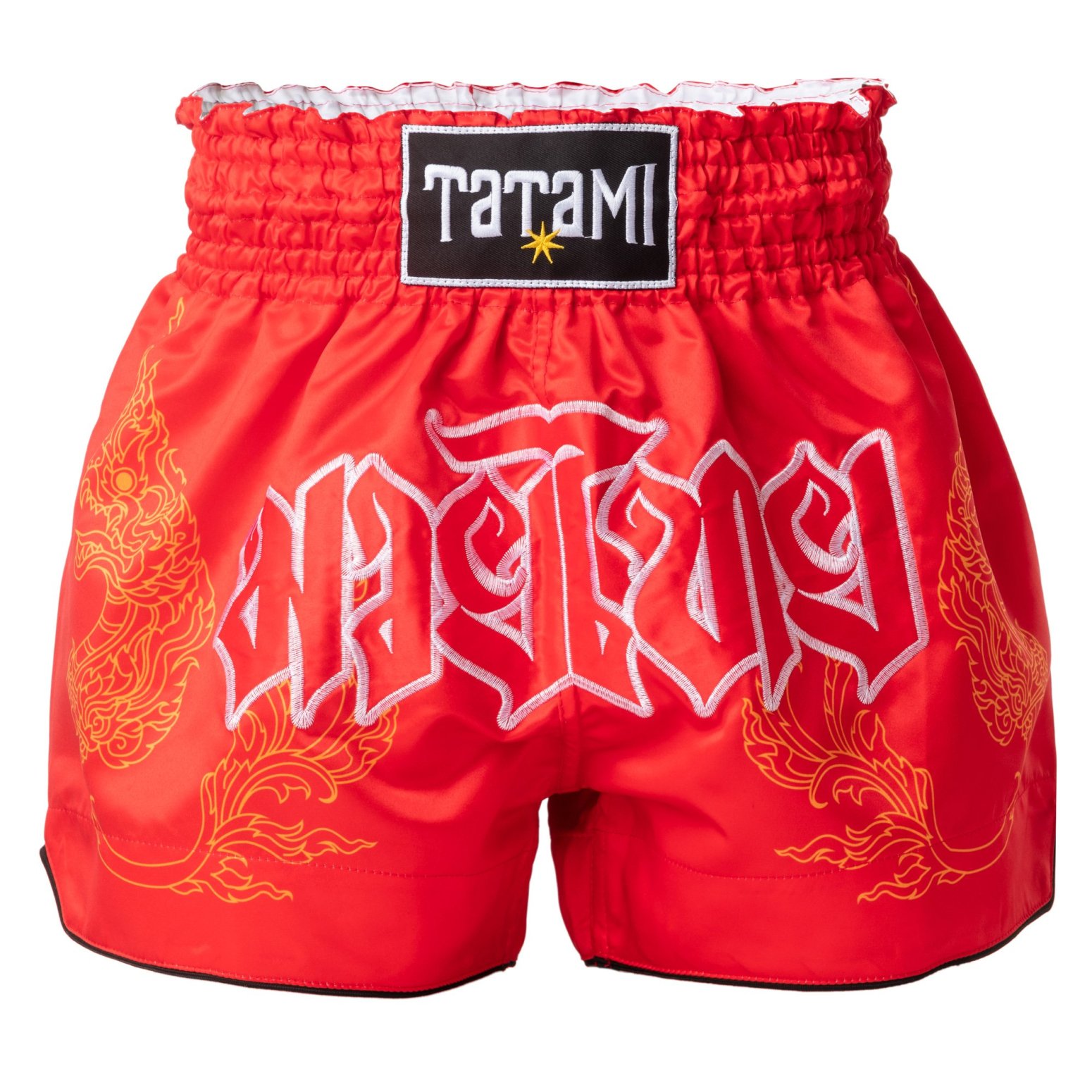 Tatami NakMuay Muay Thai Shorts - Red - Click Image to Close