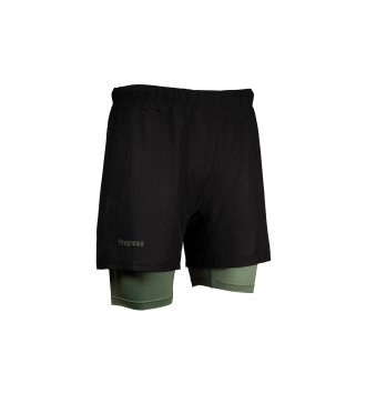 Progress Jiu Jitsu Academy Plus Hybrid Shorts - Black/Green