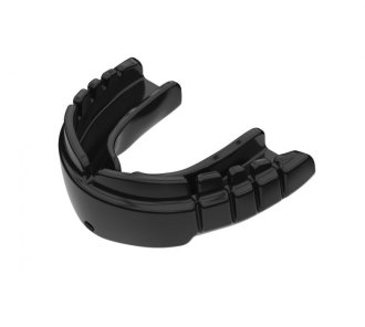 OPRO Snap Fit ( For Braces ) Mouthguard - Black - Adults 11+