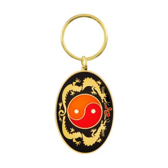 Oval Key Chains - Yin Yang