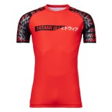 Tatami Mens No Gi Uncover Short Sleeve Rash Guard - Red