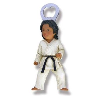 Karate Martial Arts Picture Frame Stand Photo Gift Display Figures Figurine