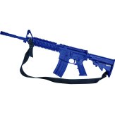 Realistic TP Rubber M4 Rifle Training Gun ( E401 ) 30" - Blue